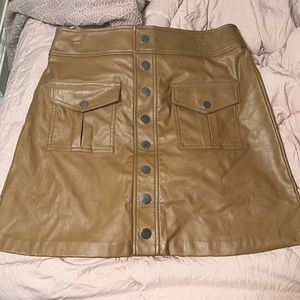 AMAZING CONDITION - Inc Faux Leather Skirt